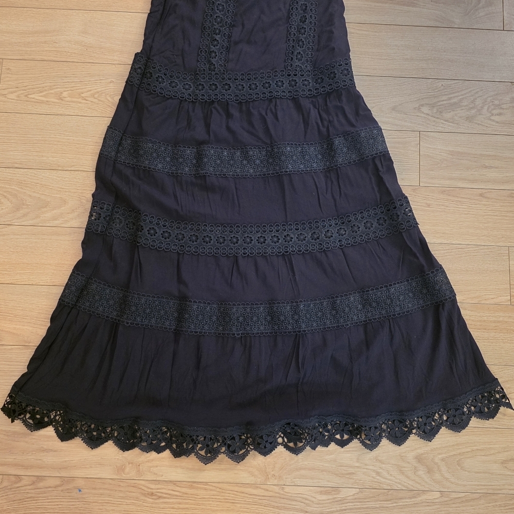 Meghan Los Angeles Off The Shoulder Maxi Dress- M - Picture 6 of 13